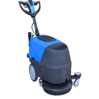 multi-function hot sale electric hand push style 25l floor washing cleaning scrubber dryer machine with best price for hospital