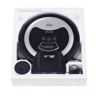 two side brushes 380mm width cleaning 800rpm high speed motor system intelligent mini robot vacuum cleaner for collecting dust